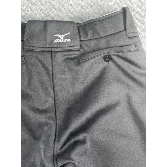 Mizuno Performance Softball Crop Pants Women's Size Medium Black Quilted Padding - Picture 2 of 6
